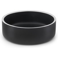 Lionto Napf aus Edelstahl, 825ml, rutschfest & rostfrei, schwarz von Lionto