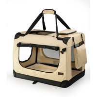 Lionto Hundetransportbox - faltbar - beige M von Lionto