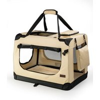 Lionto Hundetransportbox - faltbar - beige XL von Lionto
