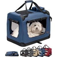 Lionto Hundetransportbox - faltbar - blau M Lionto Hundetransportbox - faltbar - blau M von Lionto
