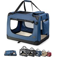 Lionto Hundetransportbox - faltbar - blau XL Lionto Hundetransportbox - faltbar - blau XL von Lionto