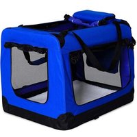 Lionto Hundetransportbox - faltbar - blau XL von Lionto