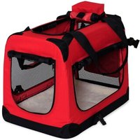 Lionto Hundetransportbox - faltbar - rot XL von Lionto