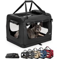 Lionto Hundetransportbox - faltbar - schwarz L Lionto Hundetransportbox - faltbar - schwarz L von Lionto