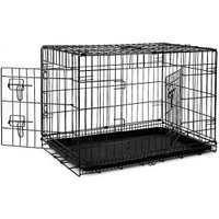Lionto Hundetransportkäfig Tiertransportbox Hundebox Größe (S) 45x31x36 cm L von Lionto