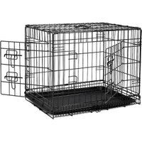 Lionto Hundetransportkäfig Tiertransportbox Hundebox Größe (S) 45x31x36 cm M von Lionto