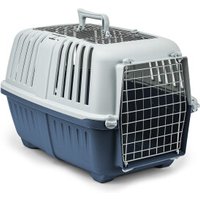 Lionto Katzentransportbox aus Kunststoff mit Metalltür und -öffnung, 58,5x35,5x40 cm, dunkelblau Lionto Katzentransportbox aus Kunststoff mit Metalltür und -öffnung, 58,5x35,5x40 cm, dunkelblau von Lionto