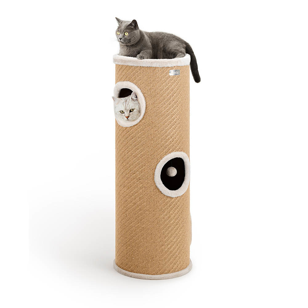 Lionto Kratztonne mit Jute, beige - H 50 x L 36 x B 36 cm von Lionto