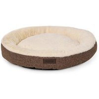 Lionto Rundes Hundebett braun S von Lionto