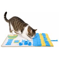 Lionto Schnüffelteppich für Katzen, 100x60 cm, gelb/blau Lionto Schnüffelteppich für Katzen, 100x60 cm, gelb/blau von Lionto