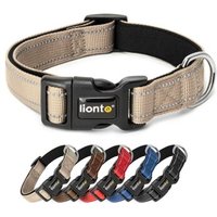 Lionto verstellbares Hundehalsband beige L von Lionto