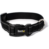 Lionto verstellbares Hundehalsband schwarz S von Lionto