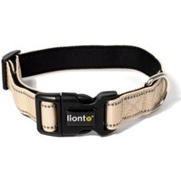 Lionto verstellbares Hundehalsband beige S von Lionto