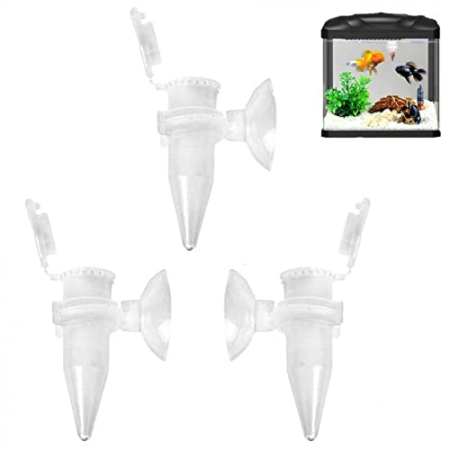 3pcs Automatische Fischfutterverjüngungswurm -Aquarium Red Worm Feeder Feeder Worm Trichter Tasse Fütterungsinstrument Aquariumzubehör von Lipfer