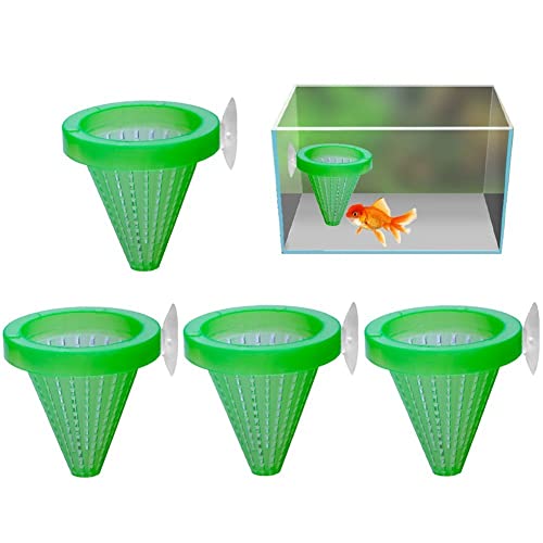 Plastikfutter 4pcs Aquarium Rotwurm Feederkegelbecher Form Futtermittel Fütterungstasse Für Fütterung von Lipfer