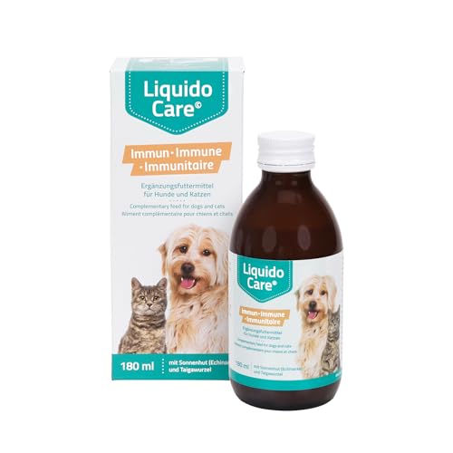 LiquidoCare Immun, unterstützend zur Immunstärkung bei Katzen und Hunden, Ergänzungsfuttermittel, Tonicum 180ml mit Dosierkappe LiquidoCare Immun, unterstützend zur Immunstärkung bei Katzen und Hunden, Ergänzungsfuttermittel, Tonicum 180ml mit Dosierkappe von Liquidocare