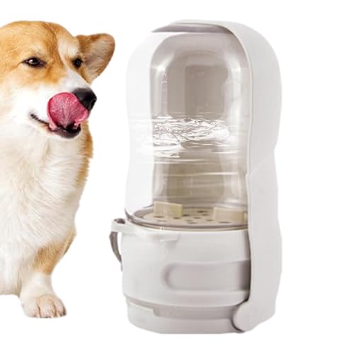 2-in-1-Wasserflasche für Hunde, Welpen-Wassernapf für unterwegs, 2-in-1-Wasserschale des Welpen - Tierfuttermittel, Spender für kleine Tiere von Liqzirtu
