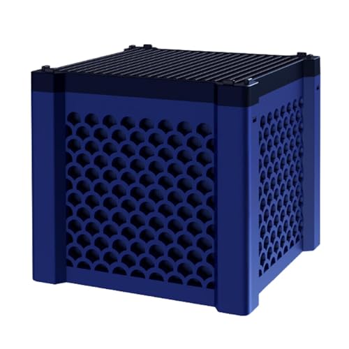 Aquarium Würfelfilter - Aktivkohlefilter für Aquarien, Zubehör für Aquarien | Filter für die Reinigung des Wassers für zu Hause, wasserfester Kohlefilter mit mehreren Netzen, von Liqzirtu