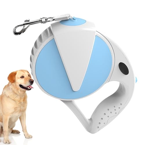 Ausziehbare Hundeleine, 5 m, ausziehbar, für Welpen, Dicke Hundeleine, Traktor-Hundeband, Hundetrainingsleine für große und mittelgroße Hunde von Liqzirtu