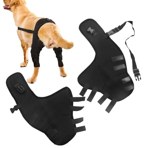 Beinstützarme für Hunde - Erholungsärmel für Hunde, Knieschoner hinten | Finden des hinteren Knies für Hinterbein, Beinverletzungsschutz für von Liqzirtu
