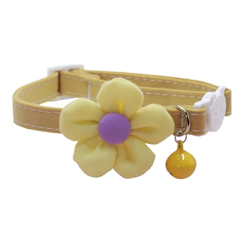 Blumenkatzenkragen - Katzen -Blumenkragen, Hundekette | Netter Blumenkragen mit Bell für tägliche Dekoration Haustier Accessoire Hunde Welpen Katzen einstellbar Blumenkatzenkragen - Katzen -Blumenkragen, Hundekette | Netter Blumenkragen mit Bell für tägliche Dekoration Haustier Accessoire Hunde Welpen Katzen einstellbar von Liqzirtu
