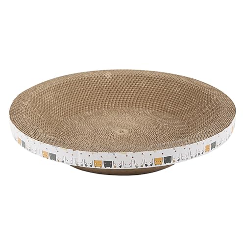Catto – Katzen Cattoor Sturdy Karten Craccher, Fleck | Bett für Kratzer von Katzen, umweltfreundliches Katzen-Pad mit hoher Dichte, Schüssel für Innenräume, die Do Do Do von Liqzirtu