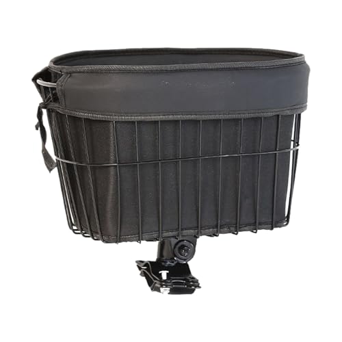 Fahrradkorb für Hunde - Fahrradkorb für Hunde - Katzentransportbox für Fahrrad | Welpentransportbox für Mountainbike | Haustiertransportbox für unterwegs für Katzen von Liqzirtu
