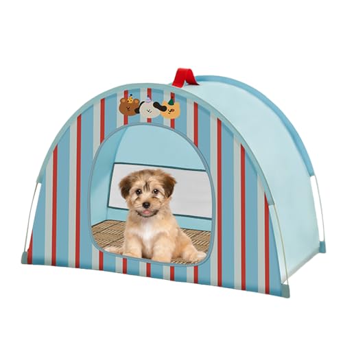 Für Haustiere – Hundehütte | Faltbares und atmungsaktives Hundebett mit Belüftung für kleine Hunde, Welpen, Kaninchen, für Innenräume, Outdoor, Terrasse, Camping, Für Haustiere – Hundehütte | Faltbares und atmungsaktives Hundebett mit Belüftung für kleine Hunde, Welpen, Kaninchen, für Innenräume, Outdoor, Terrasse, Camping, von Liqzirtu