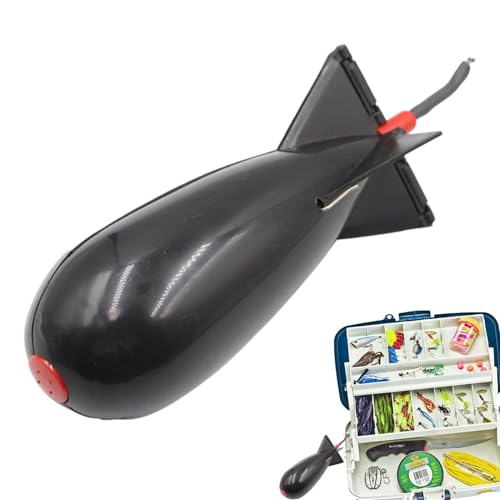 Futterstation für Köder, Futterstation für Karpfenköder, Zubehör für die | Ausgezeichnetes PP Carp Feeder Large Bomb Float Lure Bait Holder Fishing Feeder Nesting Tool Multi-Color u von Liqzirtu