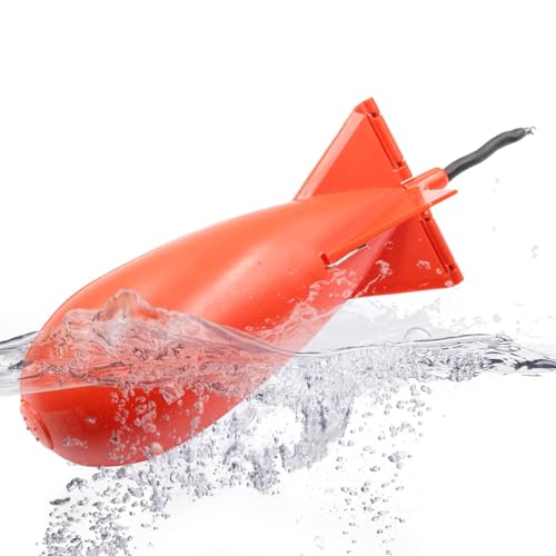Futterstation für Köder, Futterstation für Karpfenköder, Zubehör für die | Ausgezeichnetes PP Carp Feeder Large Bomb Float Lure Bait Holder Fishing Feeder Nesting Tool Multi-Color u von Liqzirtu