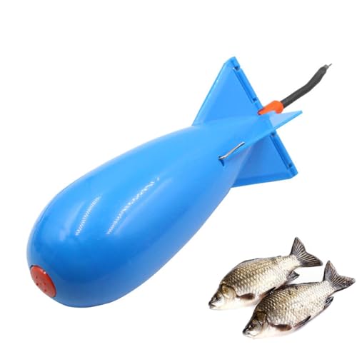 Futterstation für Köder von - schwimmender Köderhalter, Zubehör zum Aufstellen | Raketen-Futterstation für Karpfen, Spod Bombs, Spomb Pellet Feeders für von Liqzirtu
