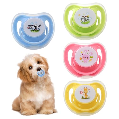 Haustier, Beruhigender Schnuller - Schmetterlingsformes Kauspielzeug Für Welpen Und Kätzchen, 4 Pack Comfort Companion, Weiches, Sicheres Haustierspielzeug, Stressabbauwerkzeug | Tierzubehör F Haustier, Beruhigender Schnuller - Schmetterlingsformes Kauspielzeug Für Welpen Und Kätzchen, 4 Pack Comfort Companion, Weiches, Sicheres Haustierspielzeug, Stressabbauwerkzeug | Tierzubehör F von Liqzirtu