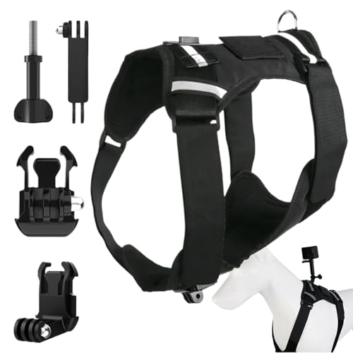 Hundekabelbaum, Hundegurt für Kamera | Weichverstellbare Hundekabelbaumweste,Outdoor -Vorräte, Haustierkiste und Rückenfixierung für Abenteuer, tägliche Spaziergänge, Training Hundekabelbaum, Hundegurt für Kamera | Weichverstellbare Hundekabelbaumweste,Outdoor -Vorräte, Haustierkiste und Rückenfixierung für Abenteuer, tägliche Spaziergänge, Training von Liqzirtu