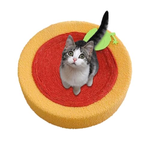 Katzenkratznest, rundes Sisal-Kratzkissen, rund, für Couch-Schutz, Haustierzubehör zum Dehnen, Ausruhen, Schlafen, Spielen Katzenkratznest, rundes Sisal-Kratzkissen, rund, für Couch-Schutz, Haustierzubehör zum Dehnen, Ausruhen, Schlafen, Spielen von Liqzirtu
