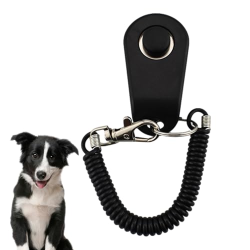 Dog Clicker - Clicker Dog Trainer, Clicker mit Handschlaufe | Clicker-Tools für Hundetraining | Gehorsamshilfe für Katzen Welpen Vögel Dog Clicker - Clicker Dog Trainer, Clicker mit Handschlaufe | Clicker-Tools für Hundetraining | Gehorsamshilfe für Katzen Welpen Vögel von Liqzirtu