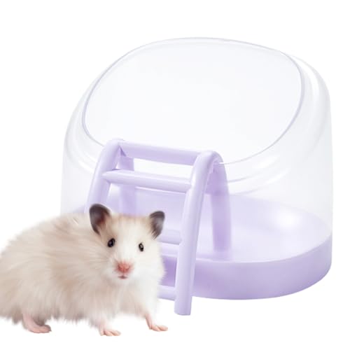 Liqzirtu Hamster-Sandbadebehälter - Kleintiertoilette Sandbadewanne, Hamstertoilette, Hamsterstaubbadebehälter, Kleintierbadewanne ToiletteHamsterbadewanne, von Liqzirtu