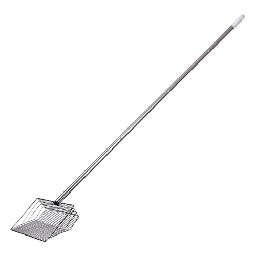 Liqzirtu Hühnerkotschaufel - KOT Reinigungsschaufel für Hühnerstall, Chicken Poop Scooper | Hühnerschaufel für die Reinigung, Hühnerstall Reinigungswerkzeuge, Siebschaufel für Trennung Reinigung von Liqzirtu