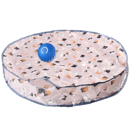 Liqzirtu Katzenanreicherungsspielzeug, Interaktive Katzenspielzeug - USB -Bewegung aktiviertes Katzenspielzeug schnell Rollen im Beutel - Pet Accessoire, interaktives Kätzchenspiel für Festivals, Liqzirtu Katzenanreicherungsspielzeug, Interaktive Katzenspielzeug - USB -Bewegung aktiviertes Katzenspielzeug schnell Rollen im Beutel - Pet Accessoire, interaktives Kätzchenspiel für Festivals, von Liqzirtu