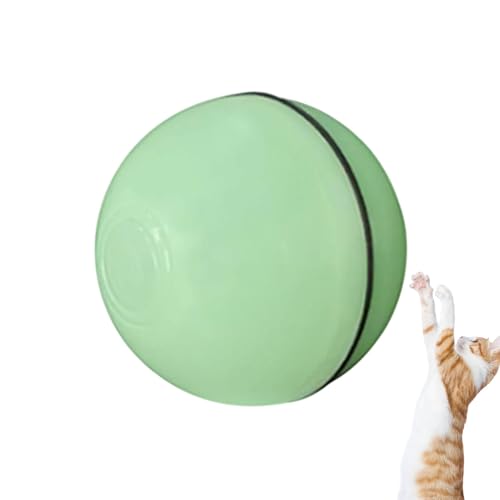 Liqzirtu Katzenspielzeug – elektrische Katzenkugel, interaktives glänzendes Katzenspielzeug | interaktives elektrisches Katzenspielzeug für automatische Rollenspiele für drinnen Gomit für Reliefs von Liqzirtu