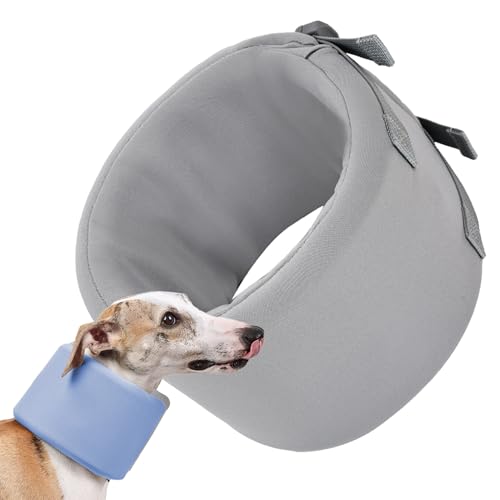 Schützendes Hundehalsband – verstellbare, leichte Nackenstütze – Hundehalsband zur Genesung – Faltbarer Anti-Rutsch-Schutz, atmungsaktive, bissfeste, sichtbare Umhüllung für Hunde und Katzen Schützendes Hundehalsband – verstellbare, leichte Nackenstütze – Hundehalsband zur Genesung – Faltbarer Anti-Rutsch-Schutz, atmungsaktive, bissfeste, sichtbare Umhüllung für Hunde und Katzen von Liqzirtu