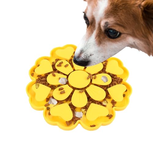 Slow Feeder Für Hunde - Futterpuzzle Für Hunde & Anti-Schlingnapf,Silicone Beschäftigungsnapf Mit Futterdispenser Für Mentale Stimulation Bei Haustieren Slow Feeder Für Hunde - Futterpuzzle Für Hunde & Anti-Schlingnapf,Silicone Beschäftigungsnapf Mit Futterdispenser Für Mentale Stimulation Bei Haustieren von Liqzirtu