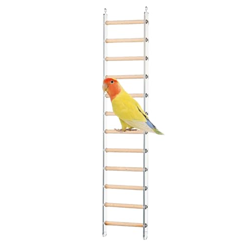 Vogelkäfigtreppe Vogelkäfigtreppe Treppe Treppe Haustier Kletterleiter | Kletterspielzeug für Indoorkäfig für Vögel mit g von Liqzirtu