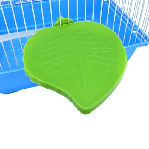 Vogelständer Spielzeug für Käfige, Papageien-Kleiderbügel mit natürlichem Blattdesign, Haustierzubehör, Kleiderbügel für Krallenschleife, geeignet für Wellensittiche, Agapornis, Kakadus, von Liqzirtu