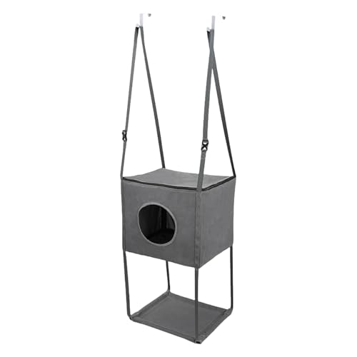 Wand Katze Hängematte - Katzen-Hängemattenbett, Hängematte für Katzen | Cat Climber, Faltbare, an der Tür montierte Katzenhängematte, Bequemes, abnehmbares, saisonal verstellbares Katzenbett Wand Katze Hängematte - Katzen-Hängemattenbett, Hängematte für Katzen | Cat Climber, Faltbare, an der Tür montierte Katzenhängematte, Bequemes, abnehmbares, saisonal verstellbares Katzenbett von Liqzirtu