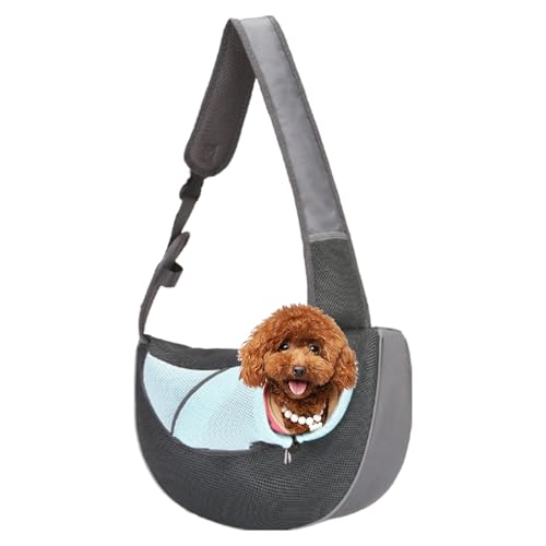 für Hunde - für Haustiere Hunde verstellbar für Katzen | Freihändige Katzentransportbox | Atmungsaktive Reisetasche für Haustiere | Umhängetasche für Tiere von Liqzirtu