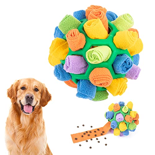 Lircentoud Schnüffelball für Hunde,Hundespielzeug,Schnuffelteppig Intelligenzspielzeug,Snuffle Ball Toy für Kleine Hunde,Mittelgroße,Hunde Groß Anwendbar auf Große von Lircentoud