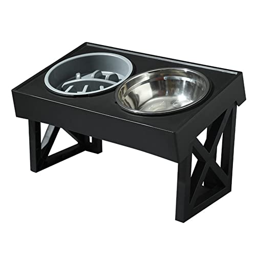Lisher 15° Neigungswinkel, verstellbar, erhöht, mit Futternapf für Hunde, langsames Fressen, aus Edelstahl, für Haustiere Lisher 15° Neigungswinkel, verstellbar, erhöht, mit Futternapf für Hunde, langsames Fressen, aus Edelstahl, für Haustiere von Lisher
