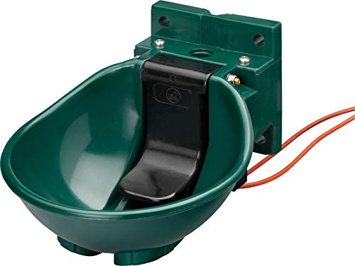 Lister Heizbares Tränkebecken SB 2 H mit Heizkabel 230 Volt / 45 Watt (Frostschutz bis ca. -30°C) - mit Druckzunge 230 Volt - Tränke Kuh Kühe Rinder Pferd Pferde Stall von Lister