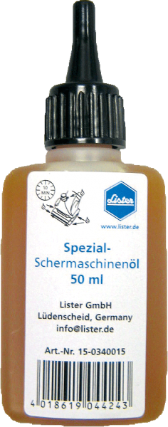 Lister Schermaschinenöl 50ml für Langlebigkeit Lister Schermaschinenöl 50ml für Langlebigkeit von Lister