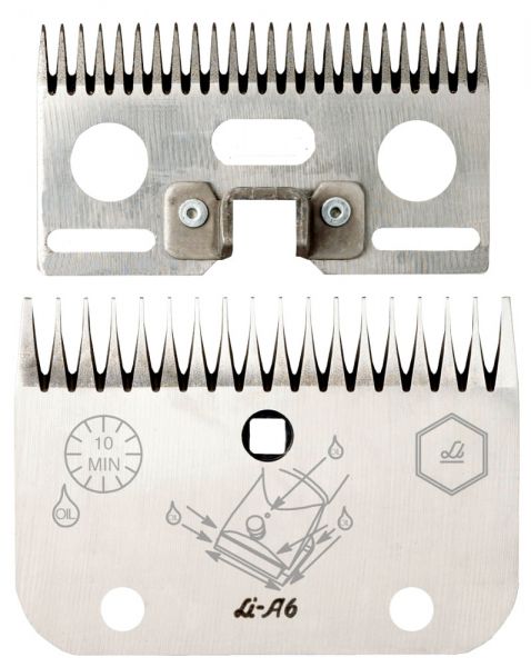 Lister Schermessersatz LI A6 mit 24+18 Zähnen, für saubere und leic... Lister Schermessersatz LI A6 mit 24+18 Zähnen, für saubere und leic... von Lister